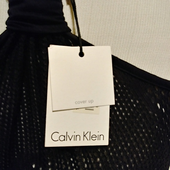 Calvin Klein Mesh Coverup Maxi - Picture 6 of 6